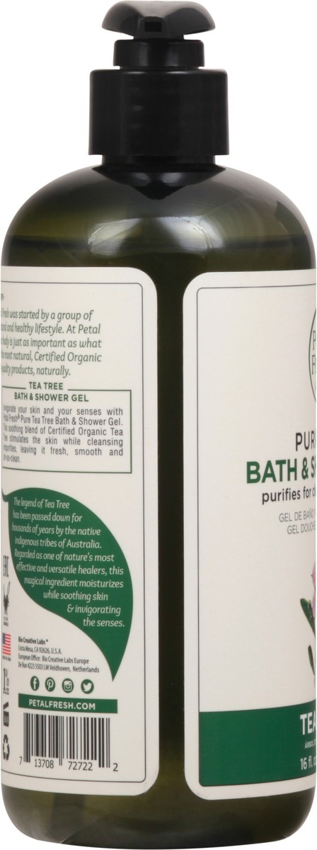 slide 9 of 13, Petal Fresh Pure Purifying Tea Tree Bath & Shower Gel 16 fl oz, 16 oz