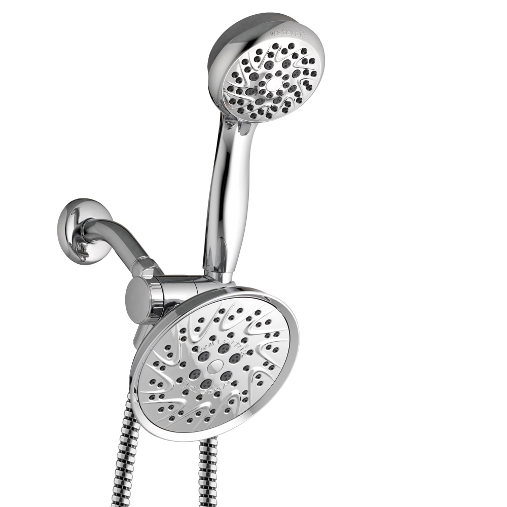 slide 1 of 1, Waterpik Powerspray+ Dual Shower Head - Chrome, 1 ct