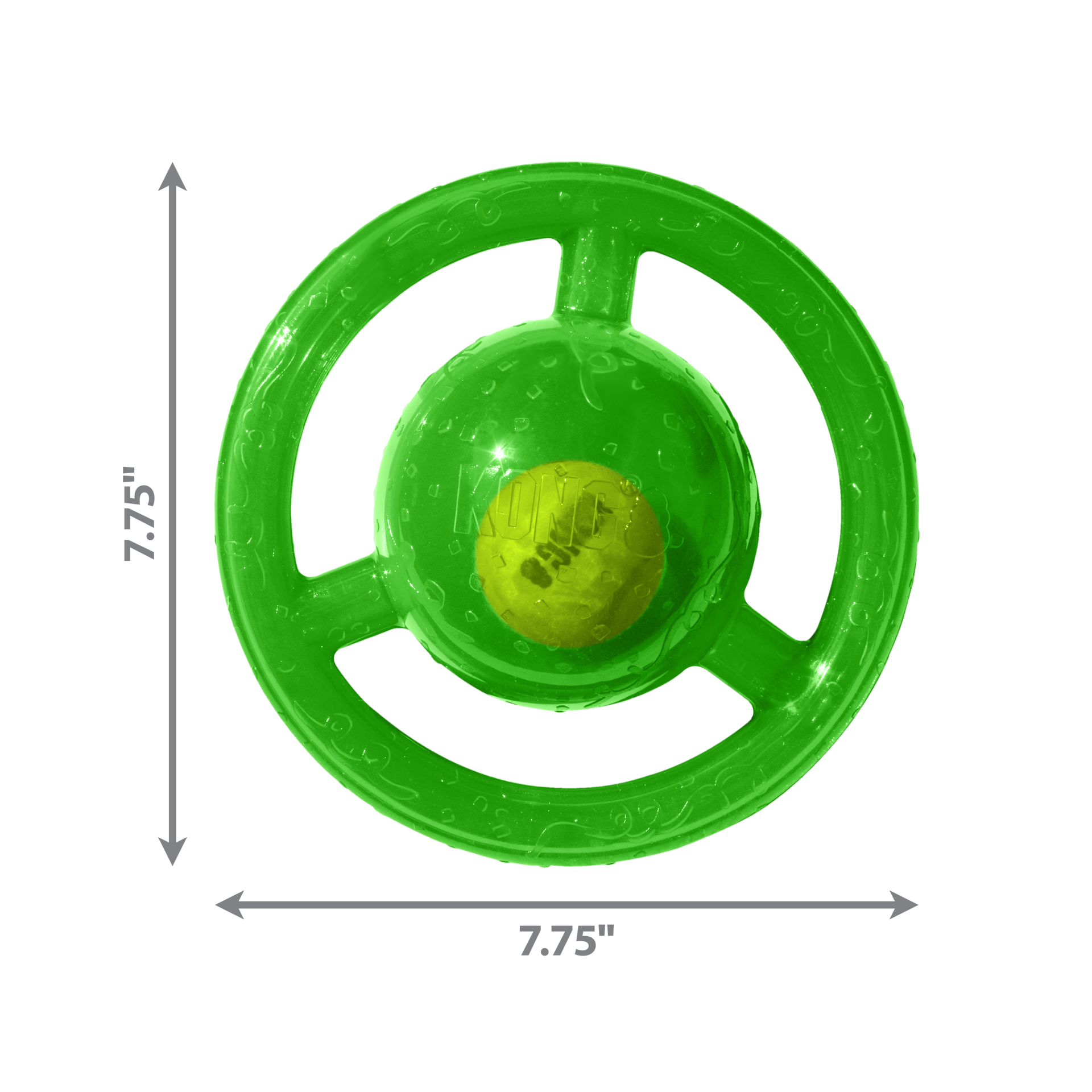 slide 2 of 3, KONG Jumbler™ Disc Assorted Md/Lg, 1 PK