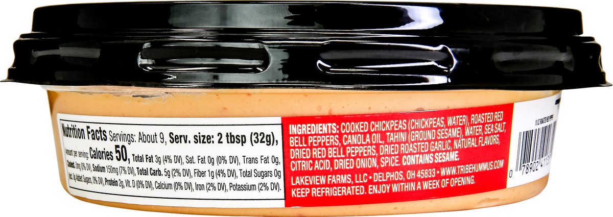 slide 6 of 9, Tribe Roasted Red Pepper Hummus 10 oz, 10 oz