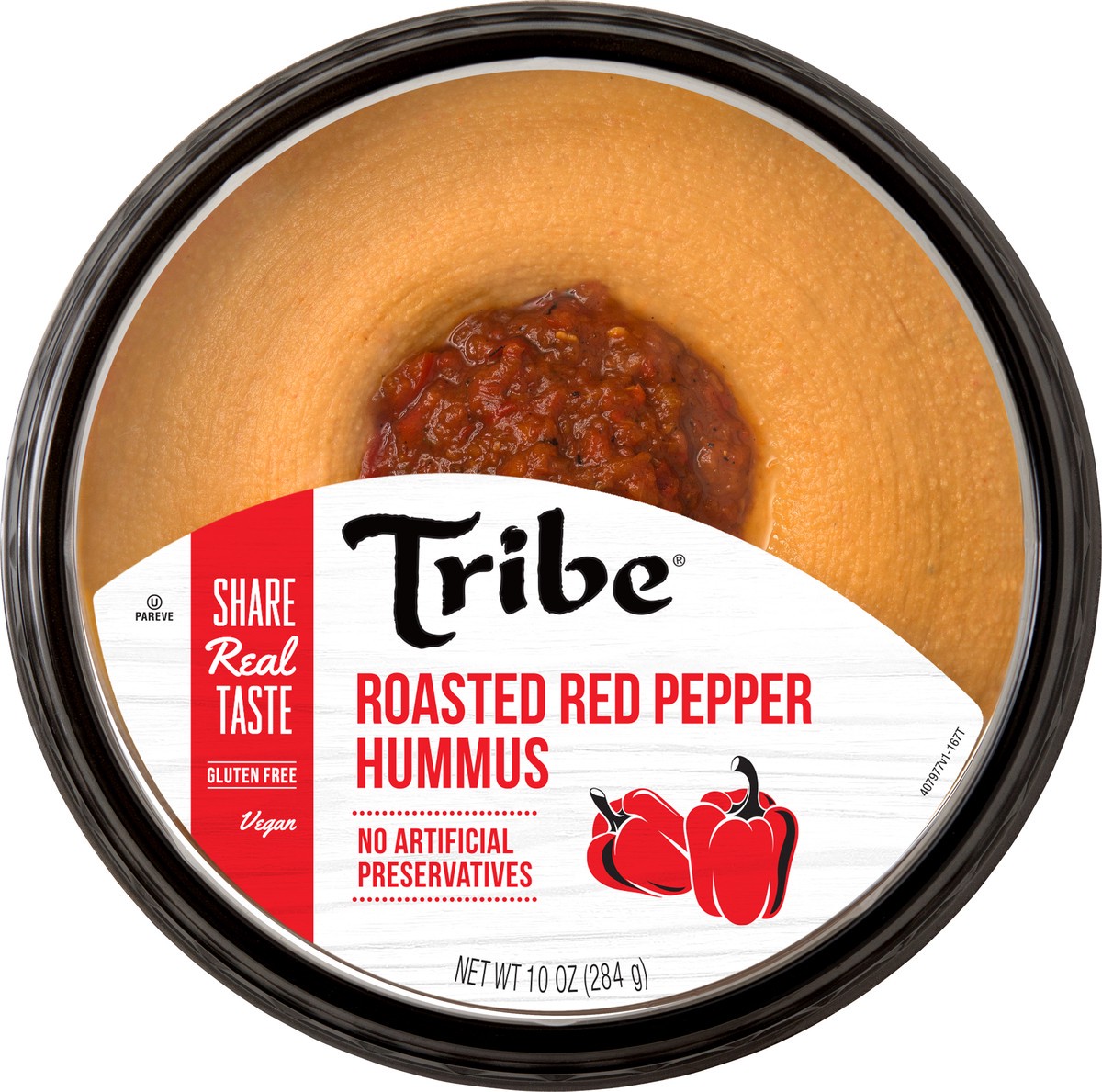 slide 9 of 9, Tribe Roasted Red Pepper Hummus 10 oz, 10 oz