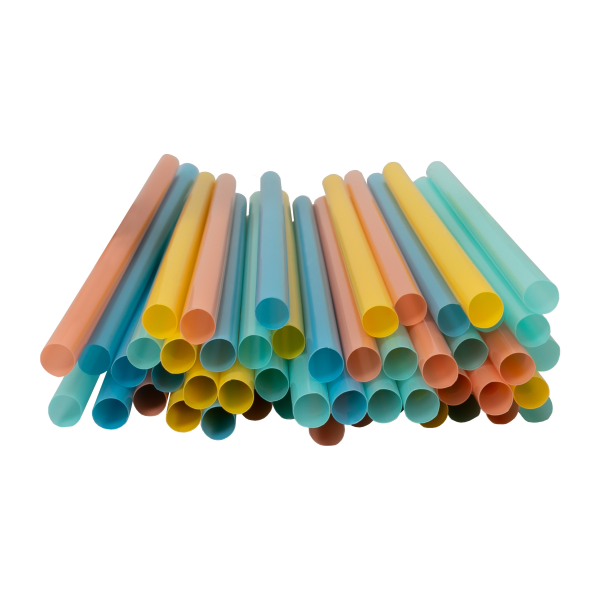 slide 3 of 8, Kolorae Milkshake Straws, 50 ct