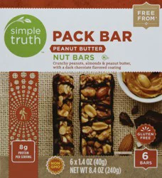 Simple Truth Nut Bars 6 ea
