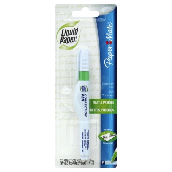 slide 1 of 1, Liquid Paper Correction Pen, 1 ct