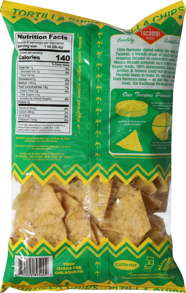 slide 9 of 9, Vista Hermosa Capable & Crunchy Sea Salted Tortilla Chips 9 oz, 9 oz