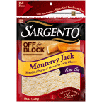 slide 1 of 1, Sargento Fancy Shredded Natural Monterey Jack Cheese, 8 oz