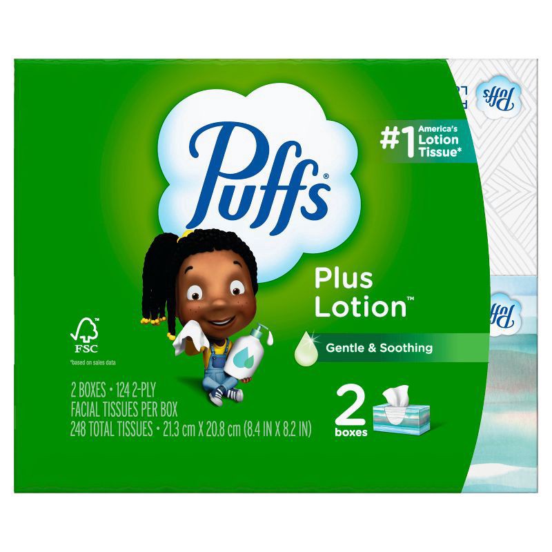 slide 11 of 16, Puffs Plus Family, 2 ct