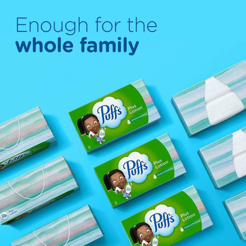 slide 10 of 16, Puffs Plus Family, 2 ct