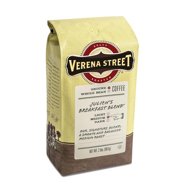 slide 1 of 1, Verena Street Juliens Breakfast Blend Whole Bean Coffee, 32 oz