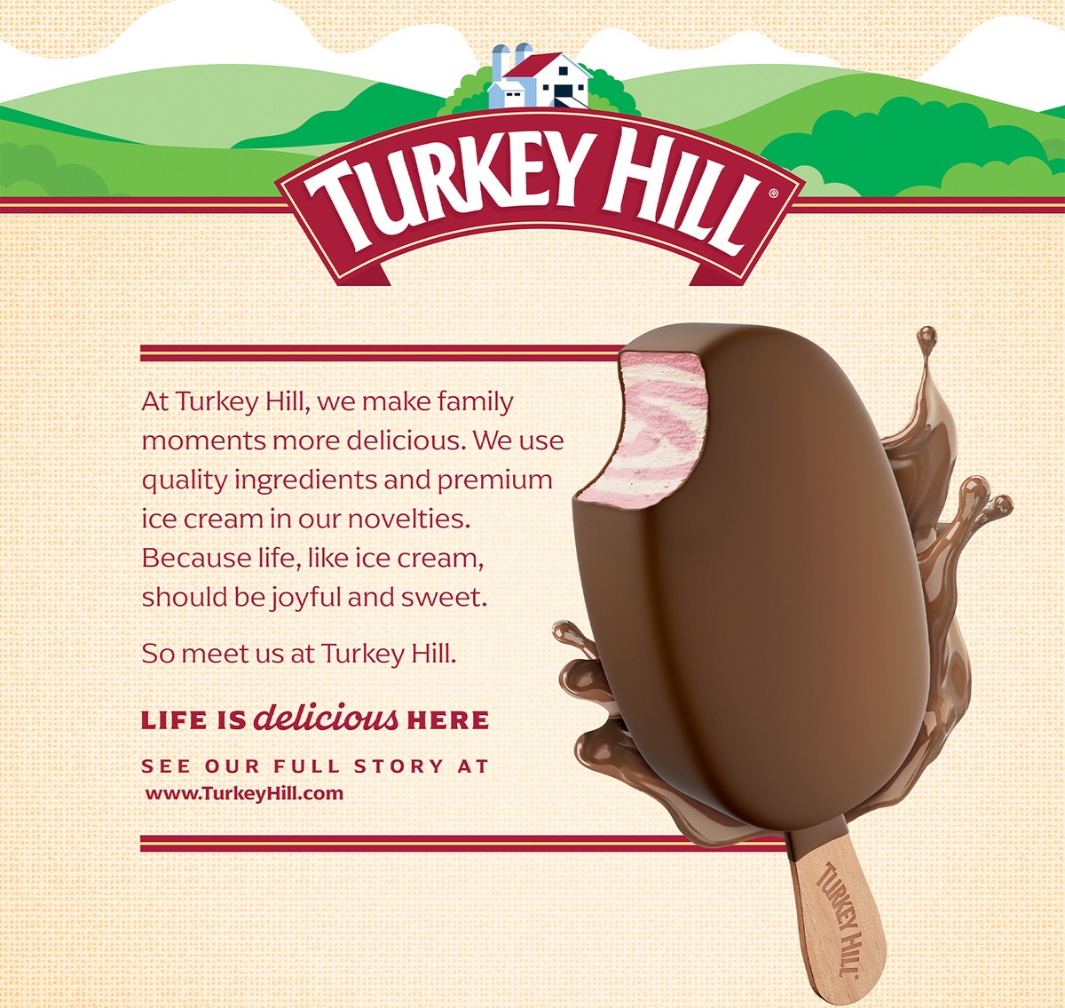 slide 5 of 9, Turkey Hill Strawberry & Vanilla Bean Dipped Duos, 3 ct