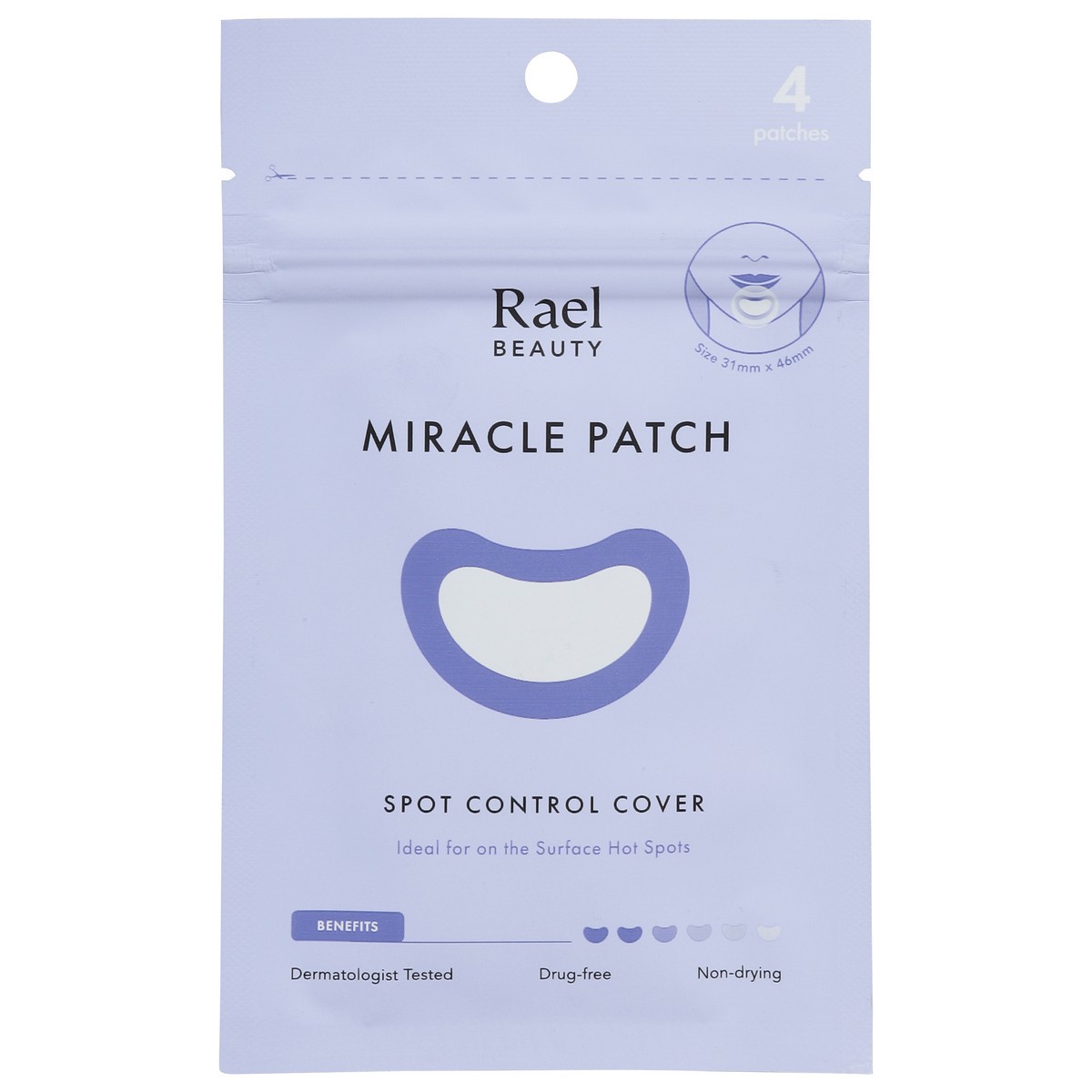 slide 1 of 9, Rael Beauty Spot Control Cover Miracle Patch 4 ea, 4 ct