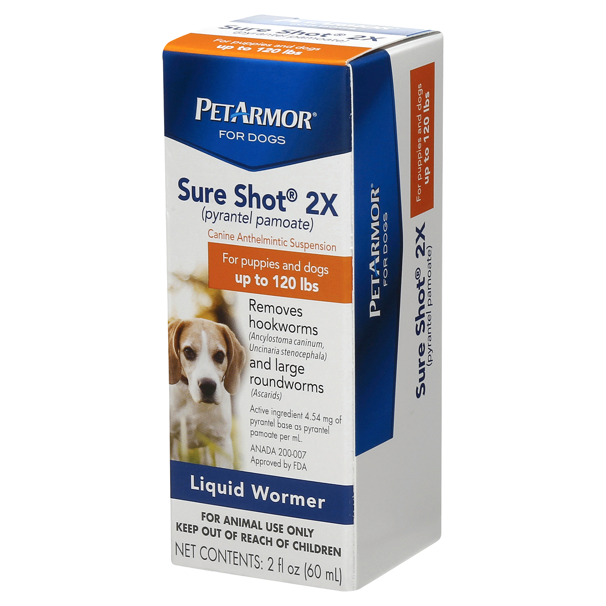 slide 6 of 6, PetArmor Sure Shot Liq Wormer Dog 2OZ, 2 ct