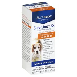 PetArmor Sure Shot Liq Wormer Dog 2OZ