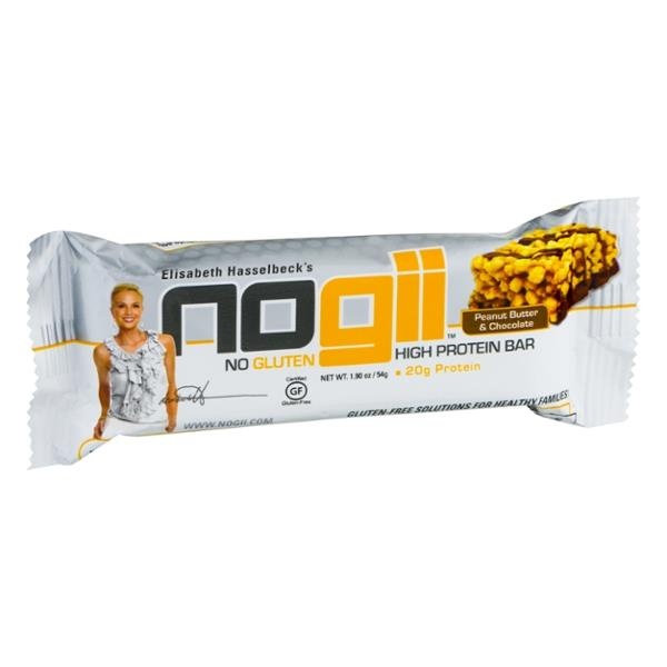 slide 1 of 1, NoGii No Gluten High Protein Peanut Butter Chocolate Bar, 1.9 oz