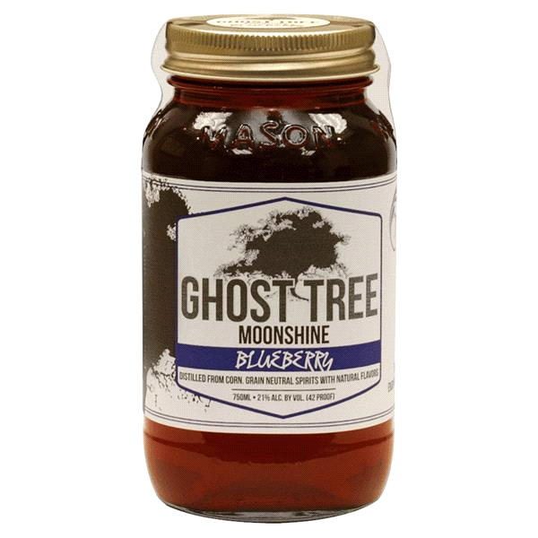 slide 1 of 1, Ghost Tree Moonshine, Blueberry, 750 ml