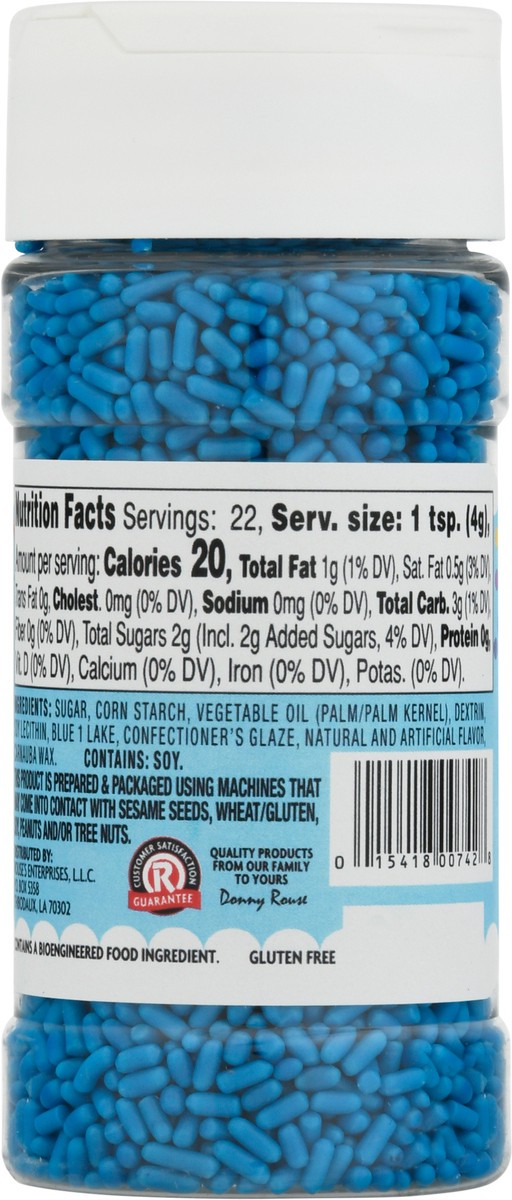 slide 12 of 13, Rouses Markets Blue Sprinkles 3.2 oz, 3.2 oz