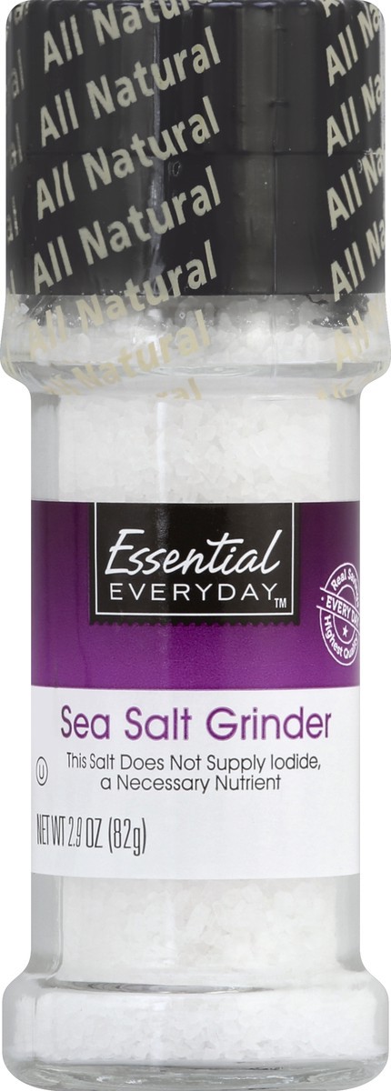 slide 4 of 6, Essential Everyday Sea Salt Grinder, 2.9 oz