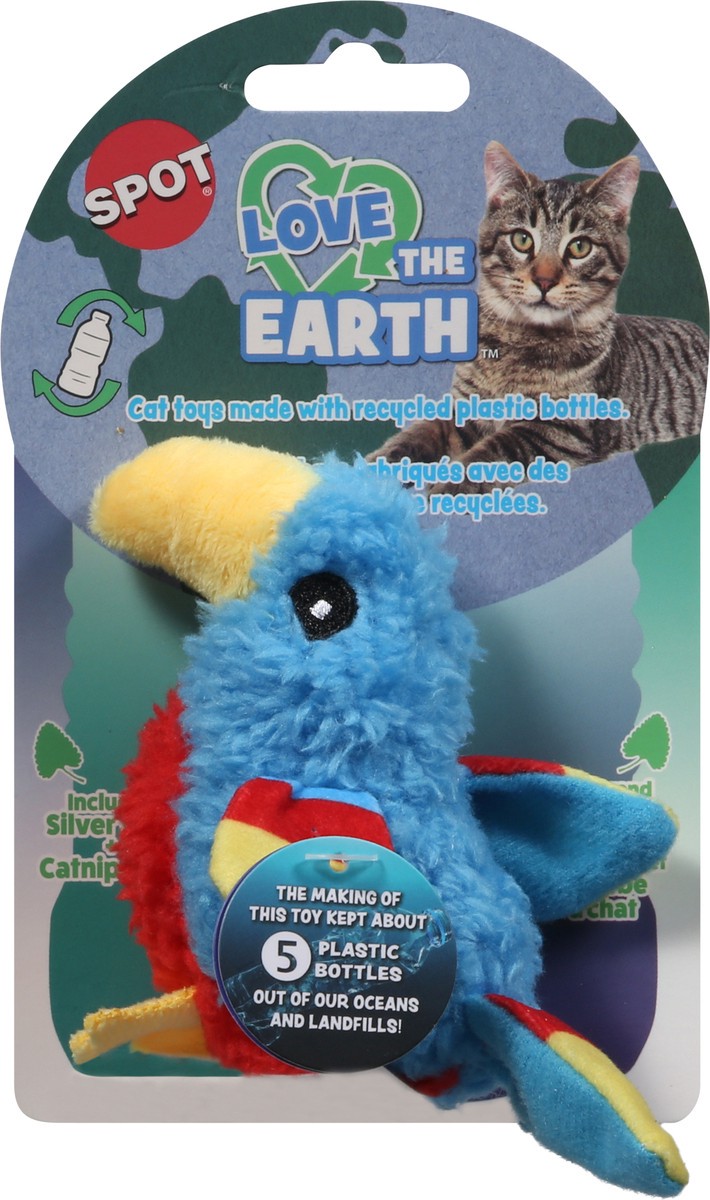 slide 7 of 12, SPOT Love The Earth Parrot Cat Toys 1 ea, 1 ct
