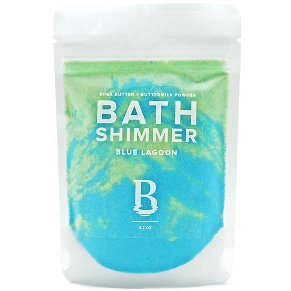 slide 1 of 1, Basin Blue Lagoon Bath Shimmer, 4.2 oz