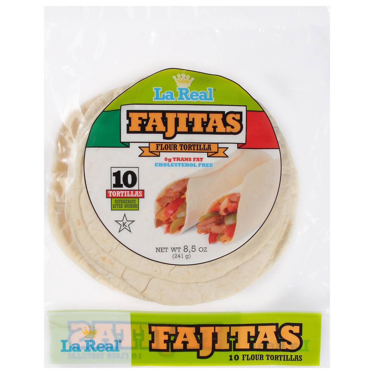 slide 2 of 4, La Real Flour Tortilla 10 ea, 10 ct