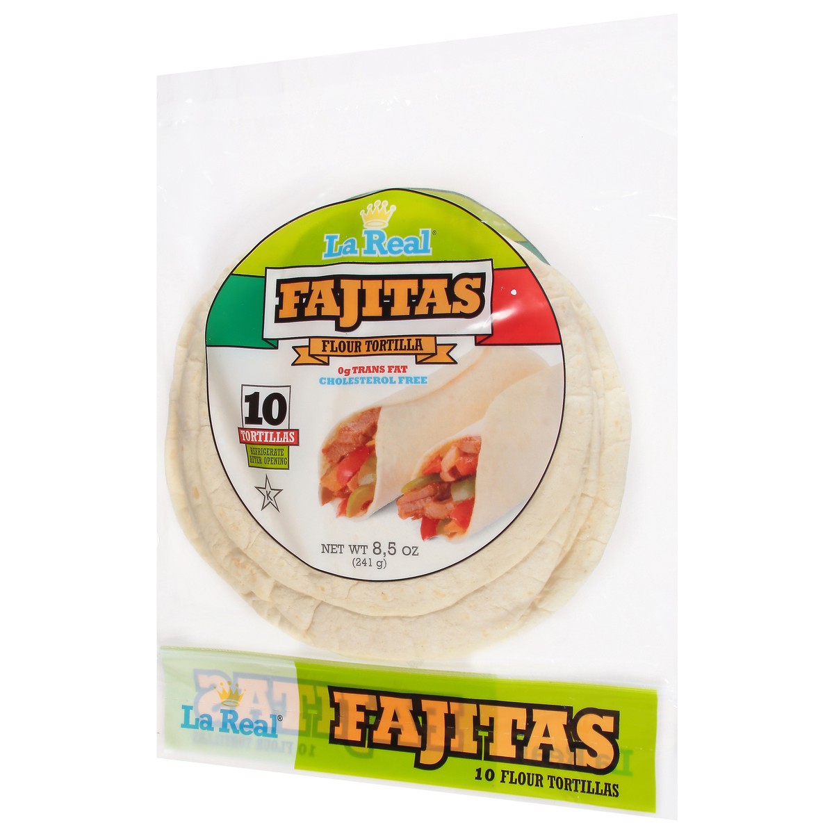 slide 4 of 4, La Real Flour Tortilla 10 ea, 10 ct