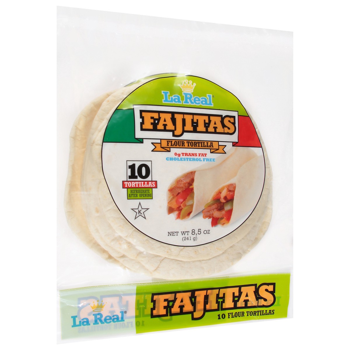 slide 3 of 4, La Real Flour Tortilla 10 ea, 10 ct