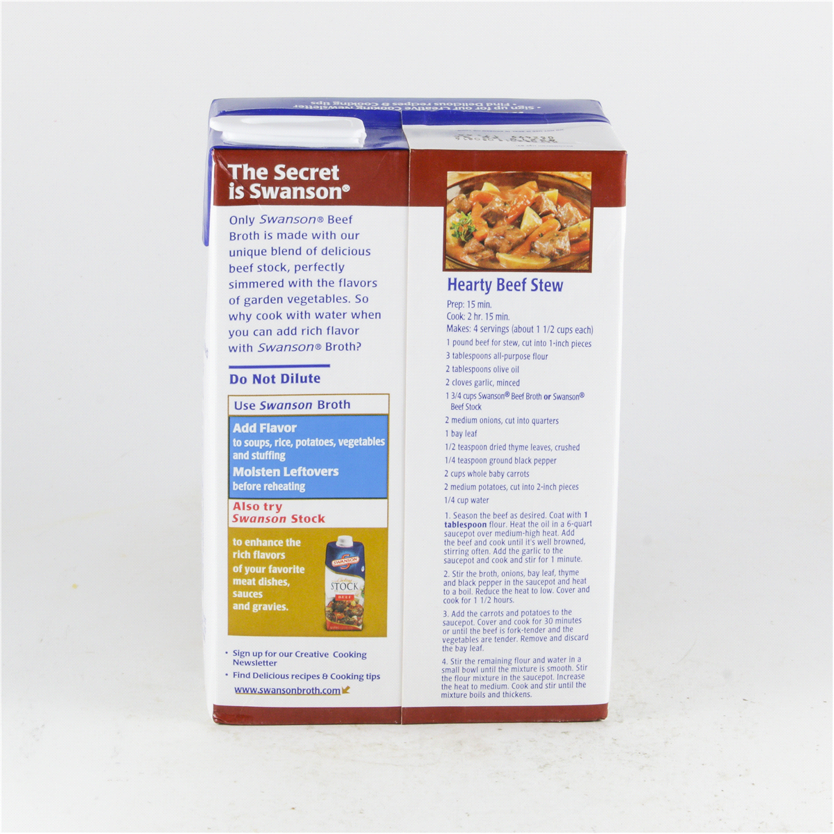 slide 8 of 9, Swanson 100% Natural Beef Broth, 48 oz