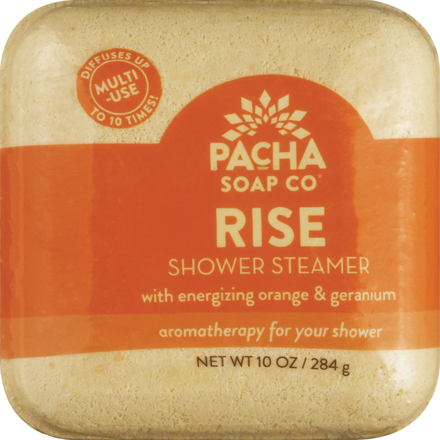 slide 1 of 1, Pacha Soap Co. Shower Steamer, Rise, Orange & Geranium, 10 oz