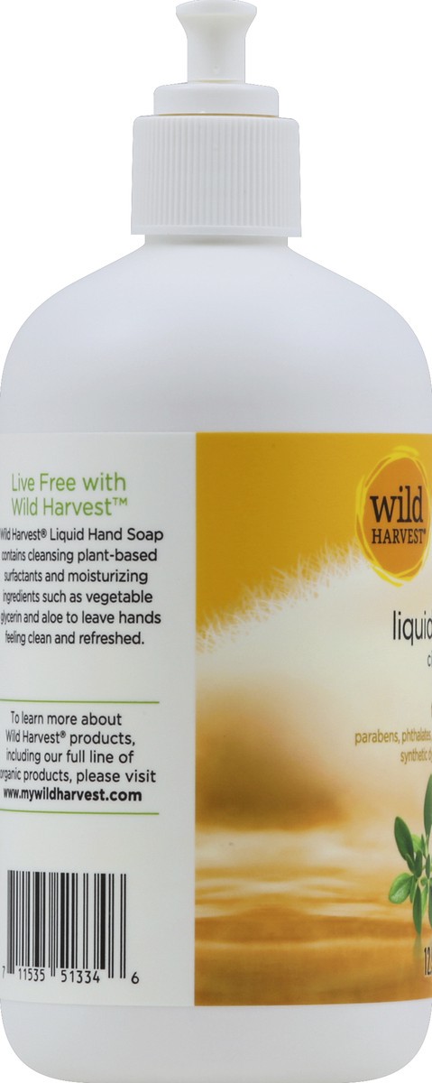 slide 6 of 9, Wild Harvest Citrus Thyme Hand Wash, 12.5 fl oz