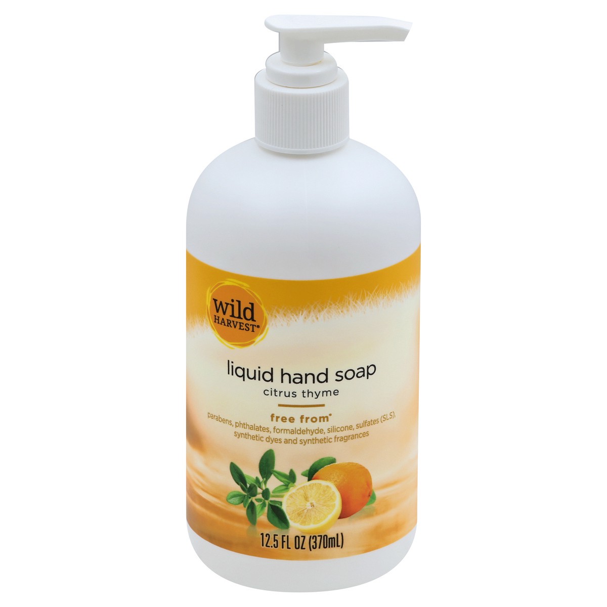 slide 5 of 9, Wild Harvest Citrus Thyme Hand Wash, 12.5 fl oz