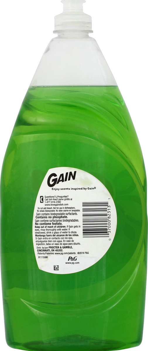 slide 5 of 8, Gain Dishwashing Liquid 40 oz, 40 oz