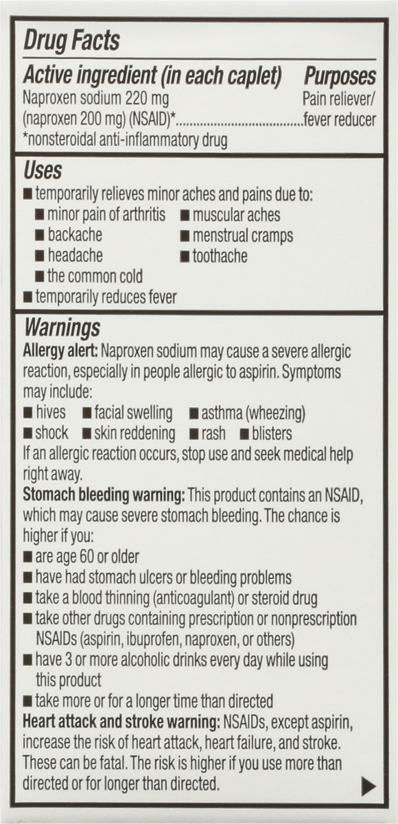 slide 6 of 9, Topcare Naproxen Sodium Caplets 90 Count, 90 ct