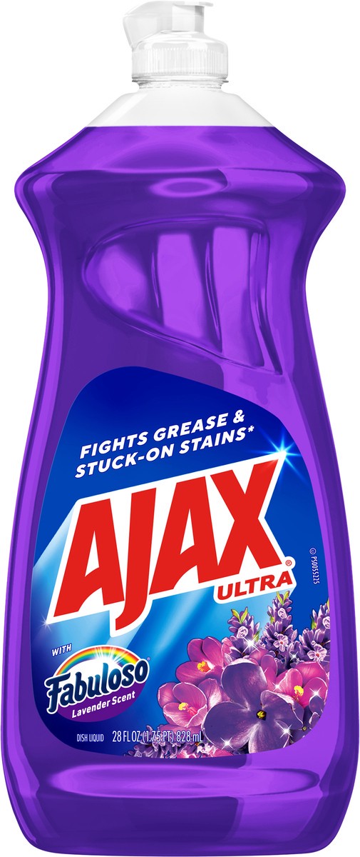 slide 5 of 12, Ajax Ultra Liquid Dish Soap with Fabuloso Lavender Scent - 28 Fluid Ounce, 28 fl oz