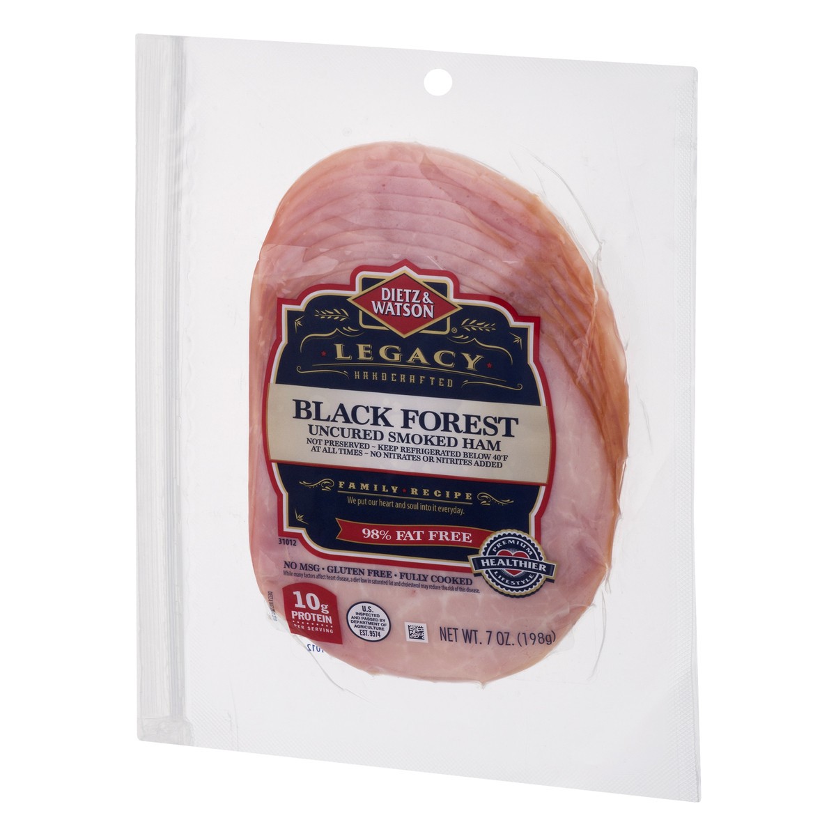 slide 9 of 10, Dietz & Watson Black Forest Smoked Ham, 7 oz
