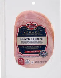 Dietz & Watson Smoked Uncured Black Forest Ham 7 oz