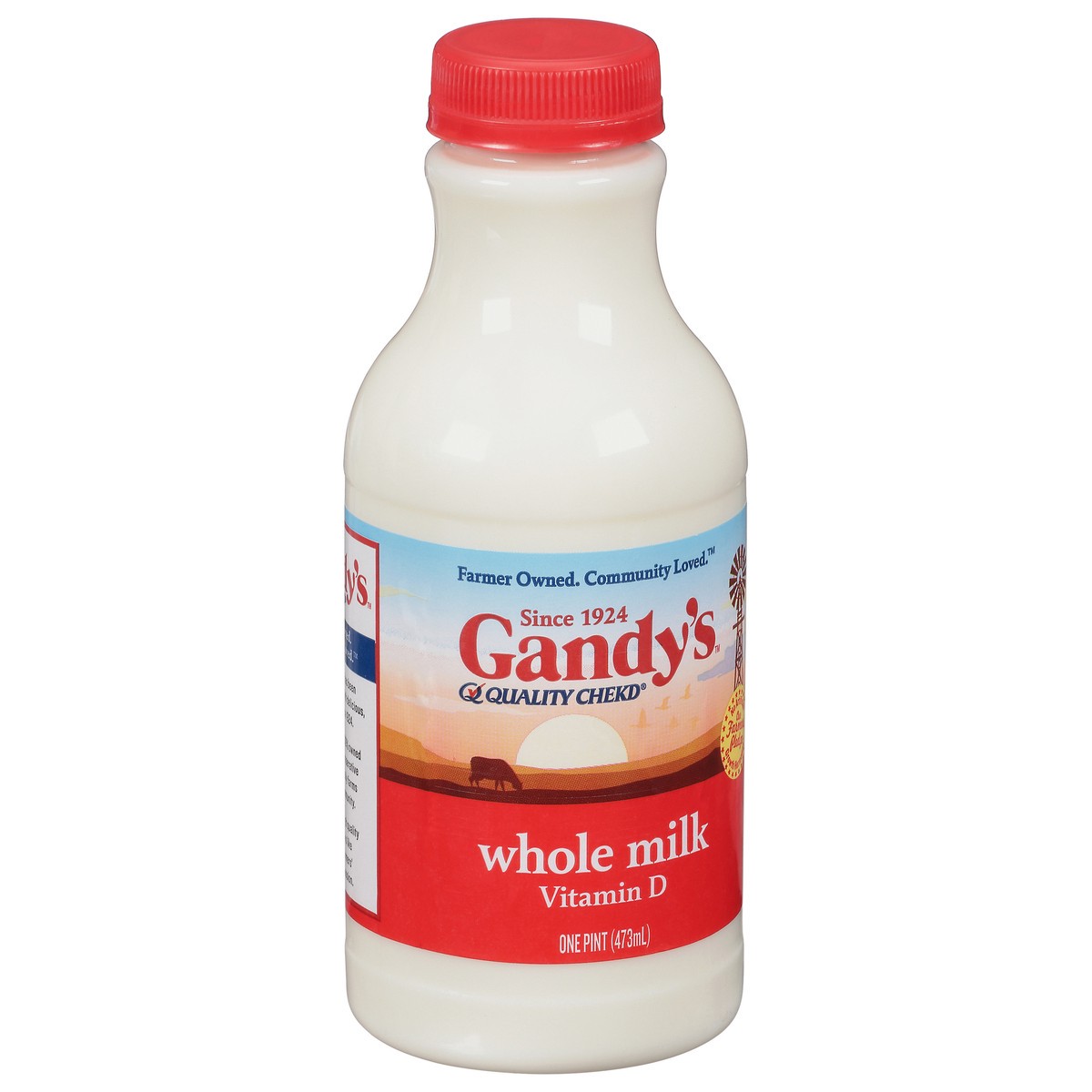 slide 4 of 14, Gandy's Whole Milk 1 Pint, 1 pint