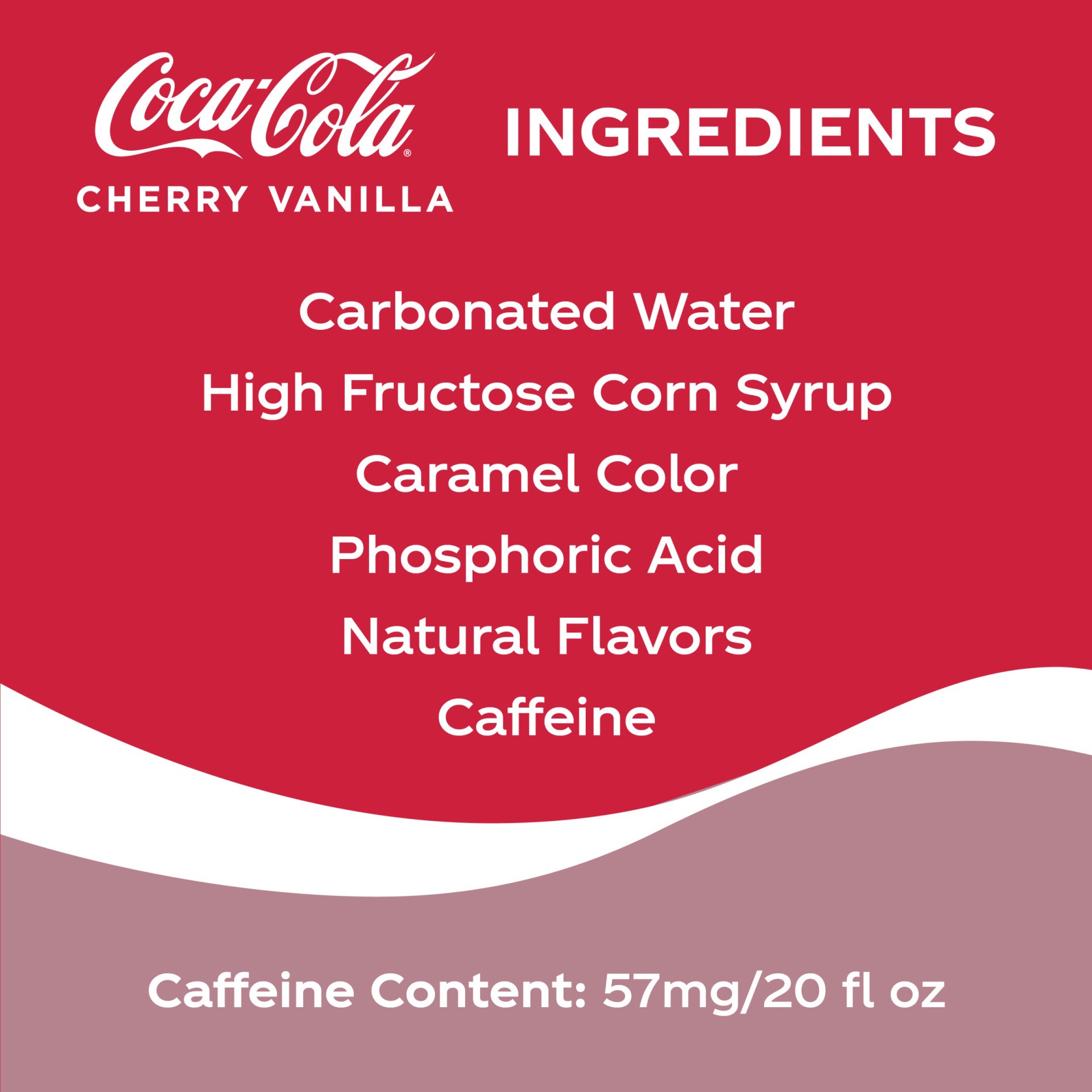 slide 7 of 12, Coca-Cola Cherry Vanilla Coke Zero Sugar, Cherry Vanilla Flavored Coca-Cola Diet Soda Pop Soft Drink, 20 fl oz, 20 oz