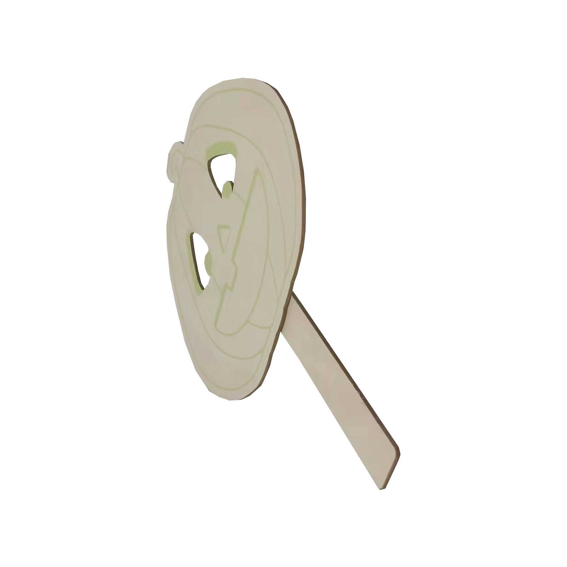 slide 2 of 2, 12.5" Pumpkin Wood Mask By Creatology, 12.5 in