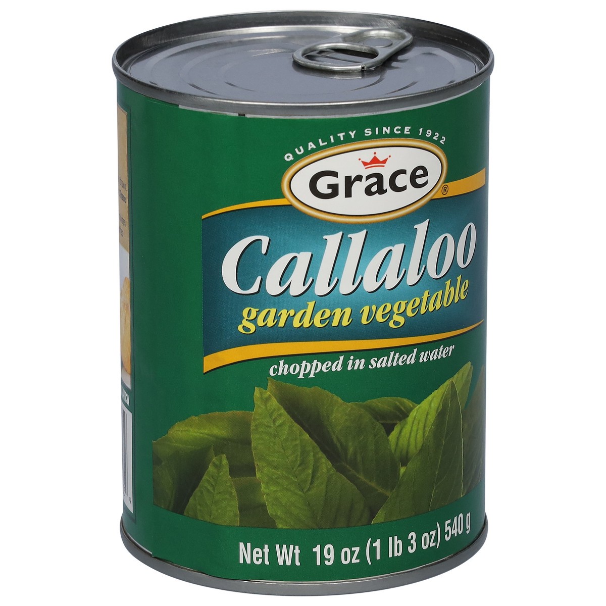 slide 2 of 9, Grace Garden Vegetable Callaloo 19 oz, 19 oz