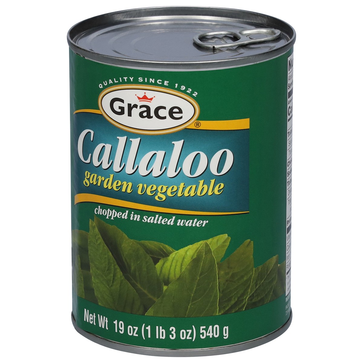 slide 7 of 9, Grace Garden Vegetable Callaloo 19 oz, 19 oz