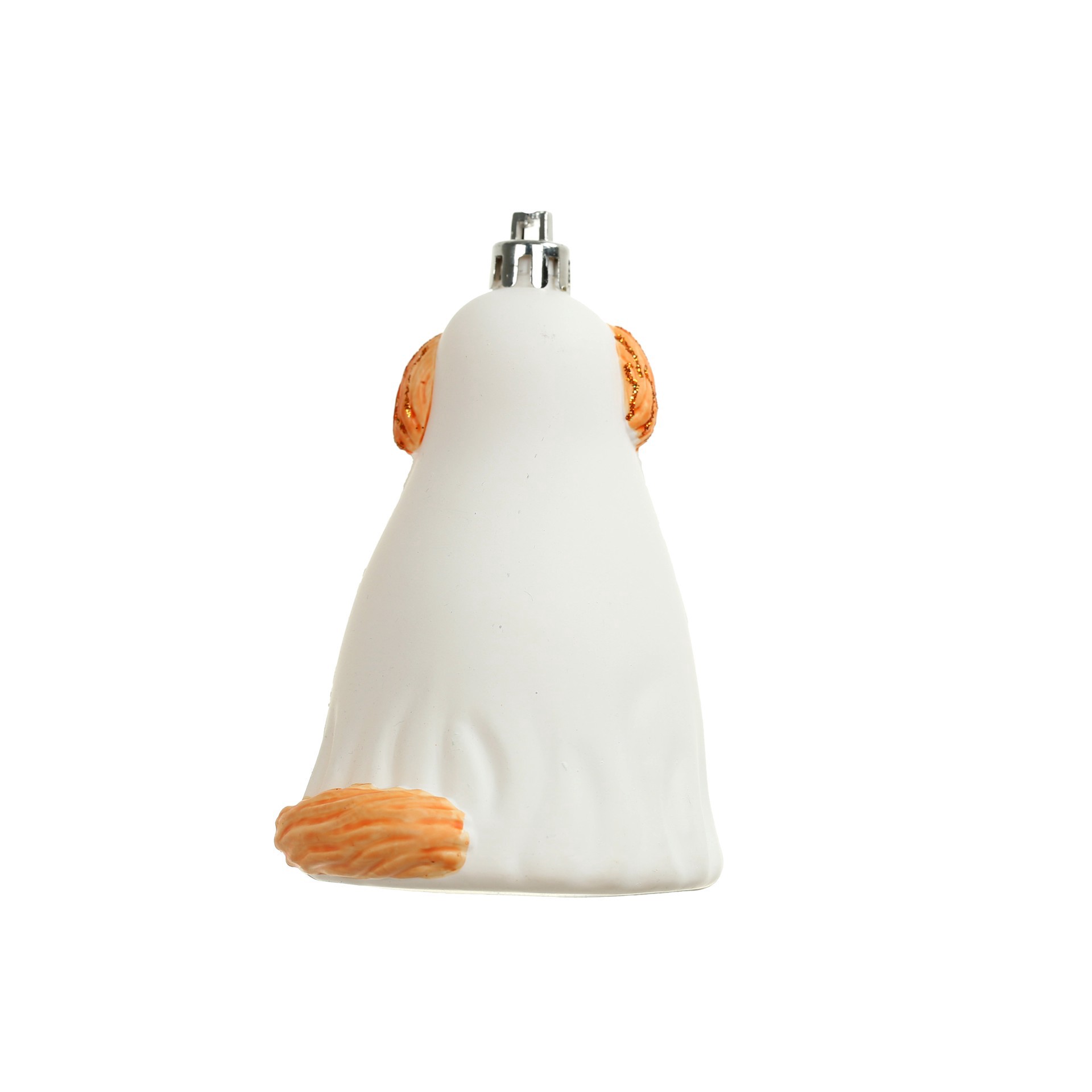 slide 2 of 3, 3.75" Dog In Ghost Costume Plastic Ornament By Ashland, 3.75 in