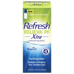 Refresh Relieva Xtra Pf Lubricant Eye Drops, 0.33 Oz