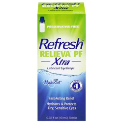 Refresh Relieva Xtra Pf Lubricant Eye Drops, 0.33 Oz