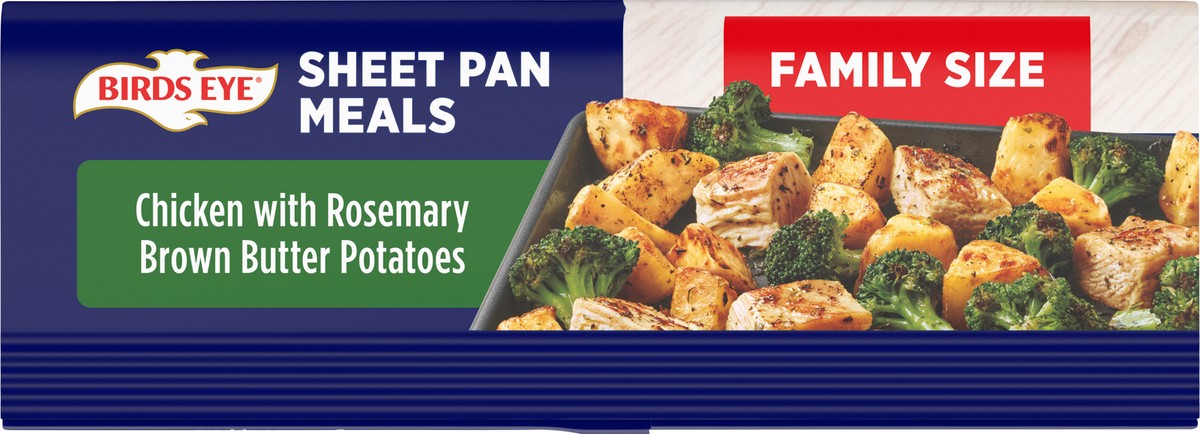 slide 2 of 8, Birds Eye Chicken with Rosemary Brown Butter Potatoes Sheet Pan Meals Family Size 31 oz, 31 oz