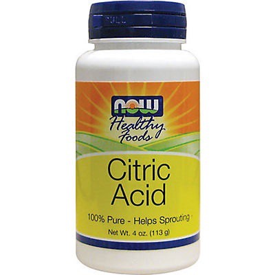 slide 1 of 2, NOW Foods Citric Acid, 4 oz