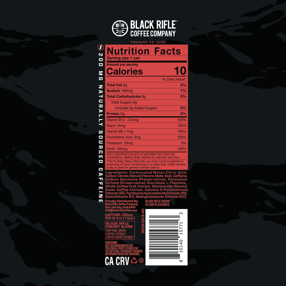 slide 2 of 13, Black Rifle Freedom Punch Energy Drink 16 fl oz, 16 oz