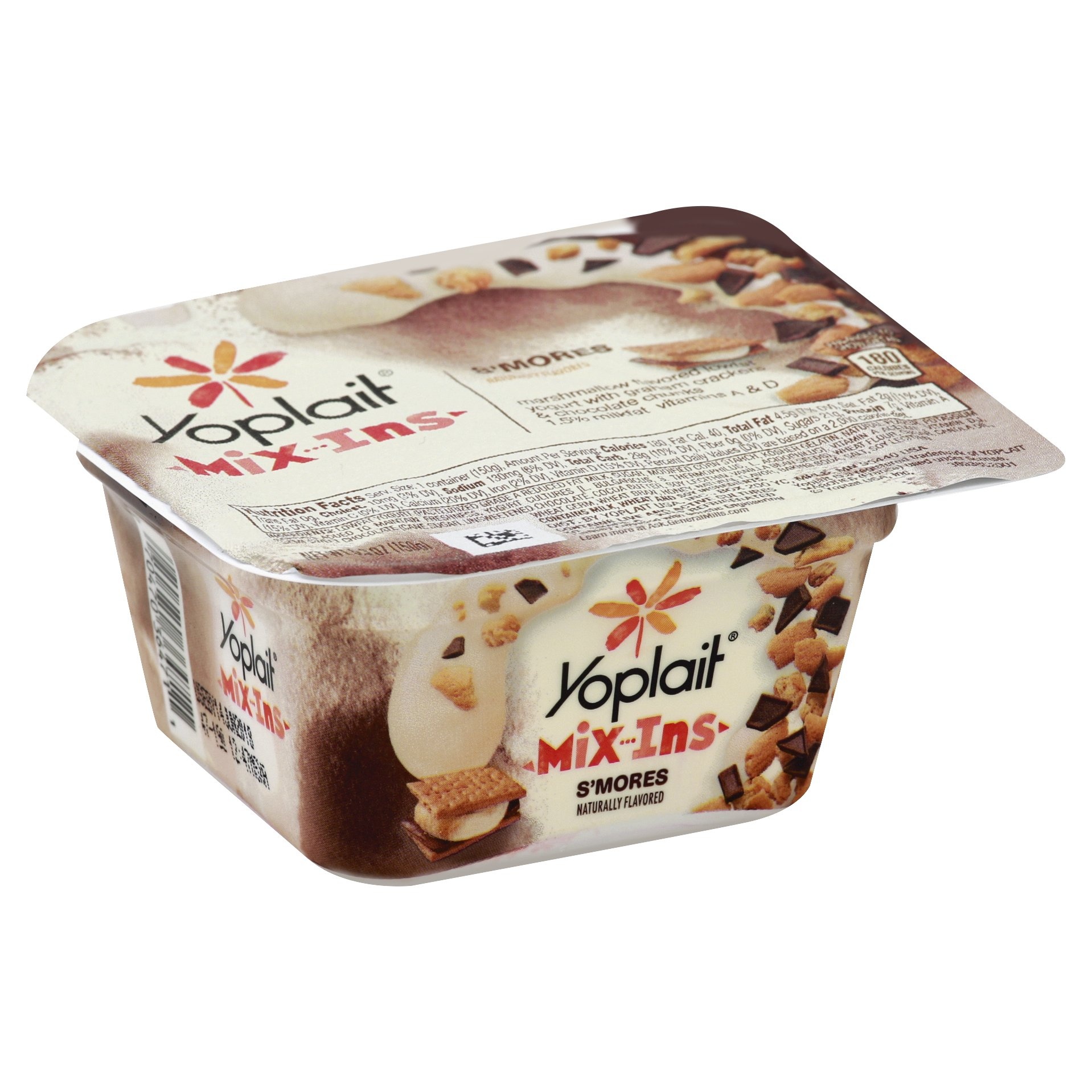 slide 1 of 1, Yoplait Mix-Ins - S'mores, 5.3 oz