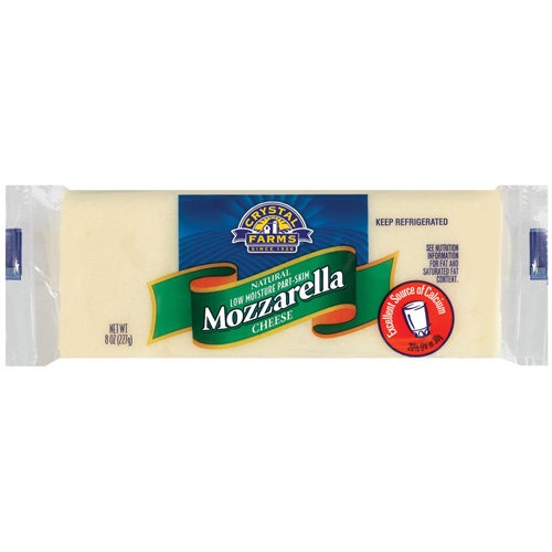 slide 1 of 1, Crystal Farms Mozzarella Cheese Bar, 16 oz