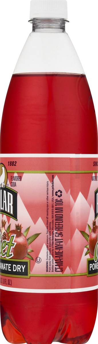 slide 7 of 10, Polar Soda Diet Pomegranate Dry, 1 l