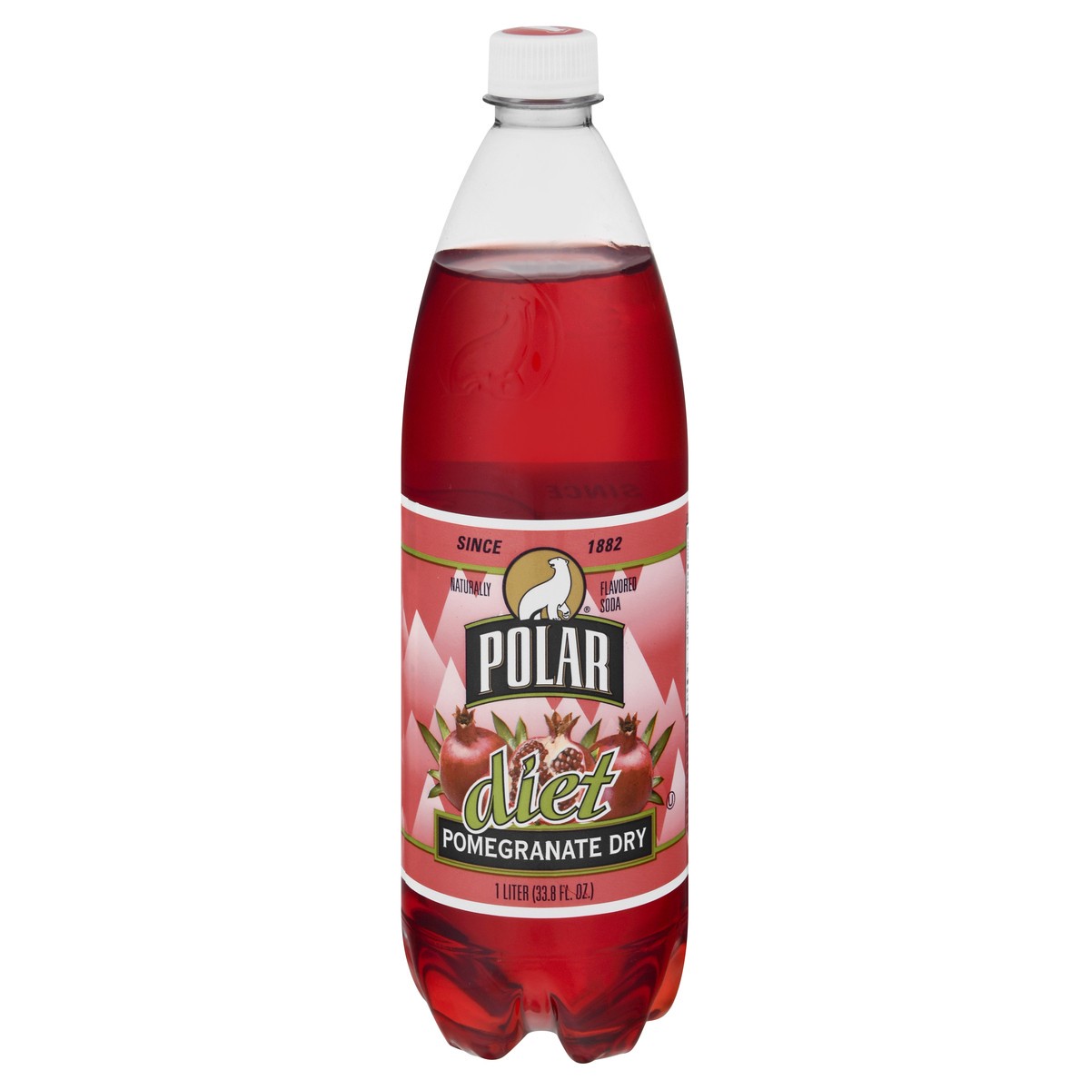 slide 1 of 10, Polar Soda Diet Pomegranate Dry, 1 l